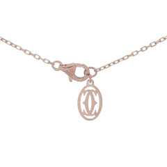 Colar Saphirs Légers Cartier com corrente delicada e fecho lagosta.