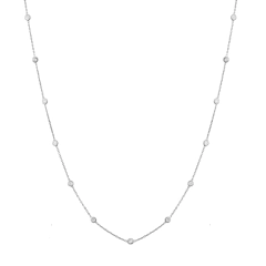 colar de ouro com diamantes