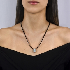 pingente da paz de apatita ouro e diamante