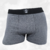 Boxer Liso Algodón/c Lycra - Gris melange oscuro