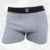 Boxer Liso Algodón/c Lycra - Gris melange