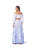 saia top blusa camila siqueira azul branco