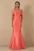 vestido longo de festa camila siqueira zibeline laranja