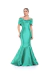 vestido longo de festa camila siqueira zibeline verde