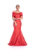 VESTIDO LONGO CAMILA SIQUEIRA OMBRO A OMBRO ZIBELINE
