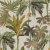 Papel de Parede Flora Tropical Bege Claro com Folhagem e Macaco 84599 - comprar online