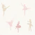 Arts Papel de Parede, metro-quadrado, papel de parede bailarinas, papel de parede infantil, papel de parede delicado, papel de parede romântico, papel de parede feminino