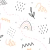 Papel de Parede Cute Arco Íris e Geométricos (m2) - comprar online
