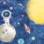 Papel de Parede Desbravando o Espaço Aquarela (m2) - comprar online