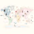 Papel de Parede Desenho Mapa Mundi Infantil (m2) - comprar online