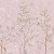 Papel de Parede Flores e Pássaros Rose (m2) - comprar online