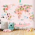 Papel de Parede Mapa Mundi Animais Rosa (m2) na internet