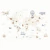 Papel de Parede Mapa Mundi Infantil Aquarela Areia (m2) - comprar online