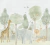 Painel Floresta Verde Com Bichos