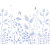 Painel Jardim Porcelana Azul - comprar online