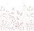 Painel Jardim Porcelana Rosa - comprar online