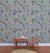 Papel Amoras E Borboletas Verde - comprar online