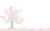 Painel de Parede Arvore Sakura Aquarela
