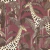 Papel de Parede Bucalo Botany House 15527 - Papel De Parede Girafas E Folhas, Papel De Parede Animais Na Selva, Papel De Parede Fundo Branco, Papel De Parede Natureza Africana, Papel De Parede Infantil Safari, Papel De Parede Tropical Com Girafa