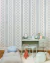 Papel Listras E Ikat Azul - comprar online