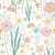 Papel Sheepy Maxi Flores Branco - comprar online