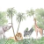 Papel de Parede Safari Animais Aquarela (m2) - comprar online
