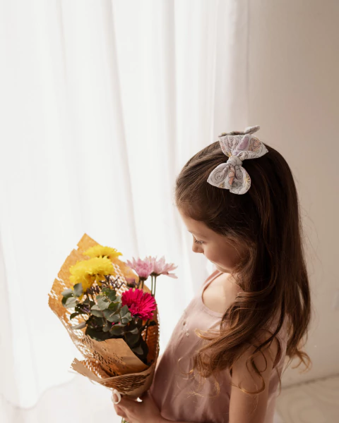 PAR DE MOÑOS ROSARIO ESTAMPADO PASTEL