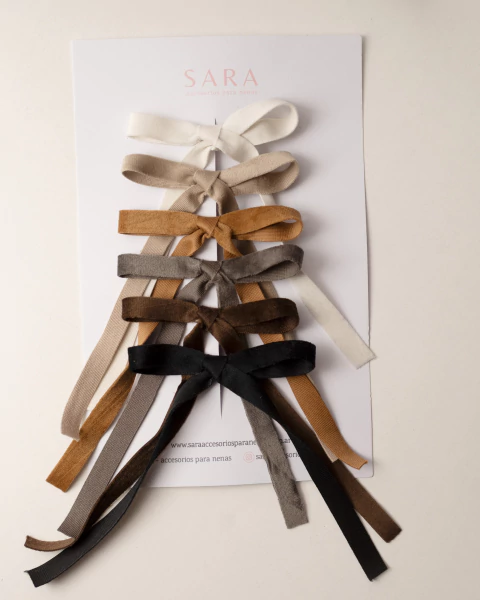 SETS DE MOÑOS MAITE TONOS MARRONES- INCLUYE LOS 6 COLORES - comprar online