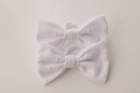 Chuflin Aurora de plumeti blanco - comprar online