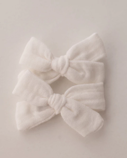 PAR MOÑOS MINI ROSARIO CREMA - comprar online