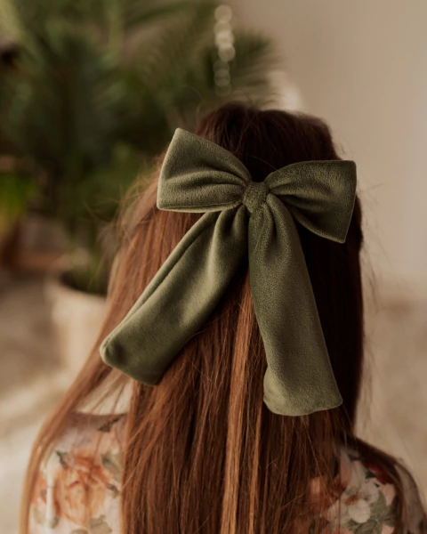 MOÑO MARGOT DE PLUSH VERDE MUSGO - comprar online