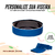 Viseira Lisa Personalizada (Costas) - Diversas Cores - comprar online
