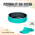 Viseira Lisa Personalizada (Costas) - Diversas Cores - 3tworun