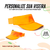 Imagem do Viseira Lisa Personalizada (Lateral) - Diversas Cores