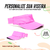 Viseira Lisa Personalizada (Lateral) - Diversas Cores