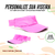 Viseira Lisa Personalizada (Lateral) - Diversas Cores - 3tworun