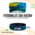 Viseira Onda Verde - Personalizada