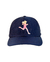 Boné Corredora Feminino com abertura para Rabo de Cavalo Azul Marinho - comprar online