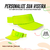 Viseira Lisa Personalizada (Lateral) - Diversas Cores - loja online