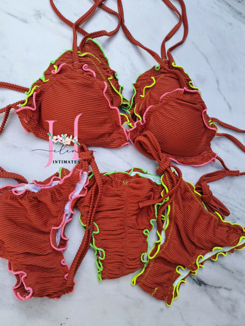 Bikini Camelia Ladrillo Semi less
