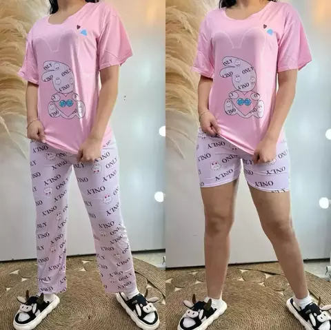 Pijama x3 piezas Conejito