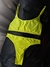 Bikini Alua top tiro alto fluo