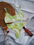 Bikini top tiro alto Batik Verde