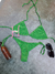 Bikini Carlina bambula verde - comprar online