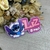 Aplique placa com nome Stitch (3 unid.)