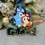 Aplique placa cm nome Bluey e Bingo ( 3 unid. )