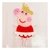 Aplique em acrílico Peppa Bailarina Colorida (3 Peças)