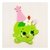 Aplique em acrílico Shopkins colorido ( 3 peças )