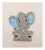 Aplique em Acrílico Elefante para Base( 3 peças )