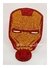 Aplique em MDF Com EVA Glitter Cabeça Homem De Ferro Para Cofre (3 peças)
